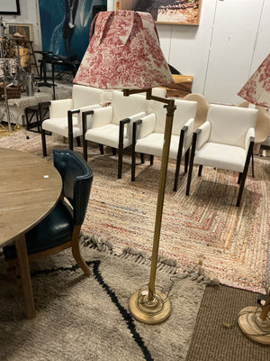 Brass Swing Arm Floor Lamp