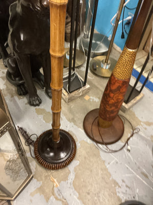 Faux Bamboo Floor Lamp