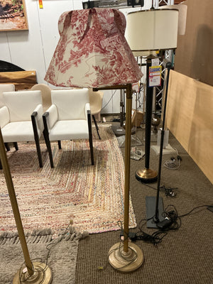 Brass Swing Arm Floor Lamp