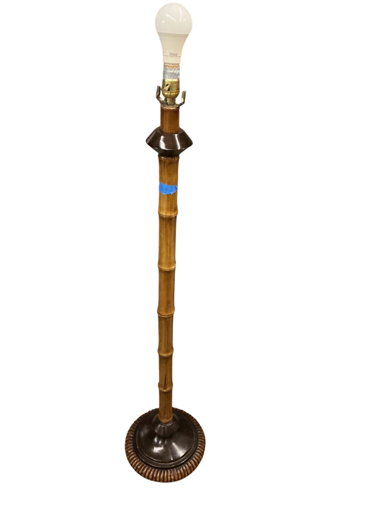 Faux Bamboo Floor Lamp