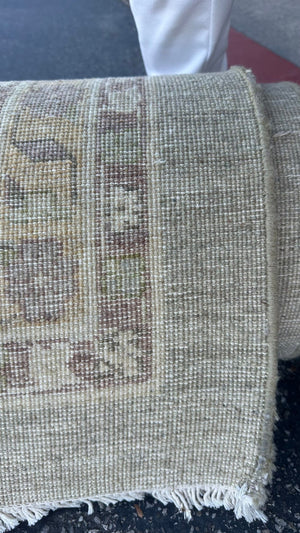 Turkish Oushak Wool Rug