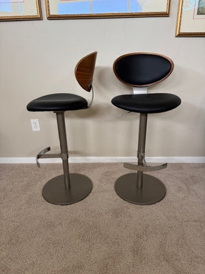 Elite Modern Vera Piston Bar Stools (pair)