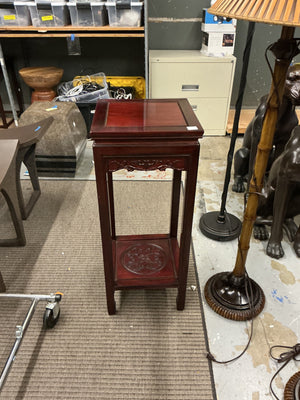 Chinese Rosewood Pedestal Stand