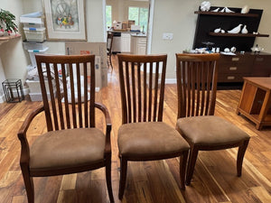 Thomasville Dining Set (table + 6 chairs + 2 Leaves + Leaf protector)