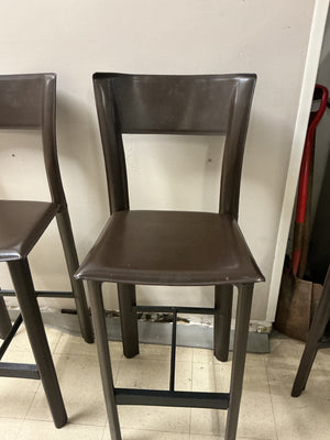 4 Maria Yee leather Bar Stools ( MSRP $500 each)