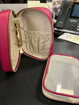 Trish McEvoy Pink Leather Makeup Planner