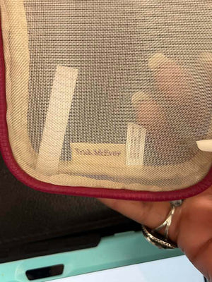 Trish McEvoy Pink Leather Makeup Planner