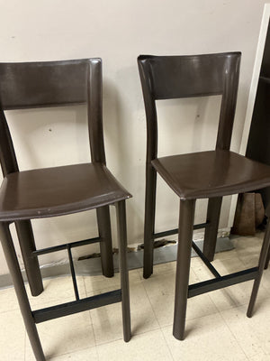 4 Maria Yee leather Bar Stools ( MSRP $500 each)