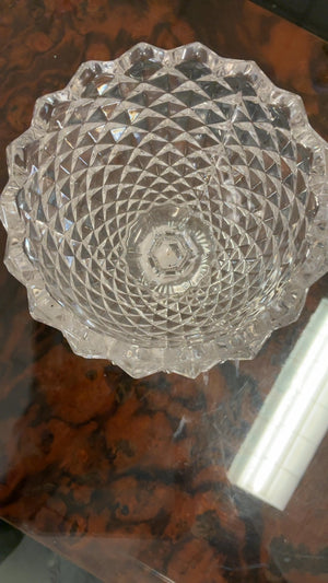 Sawtooth Goblet Pressed Glass