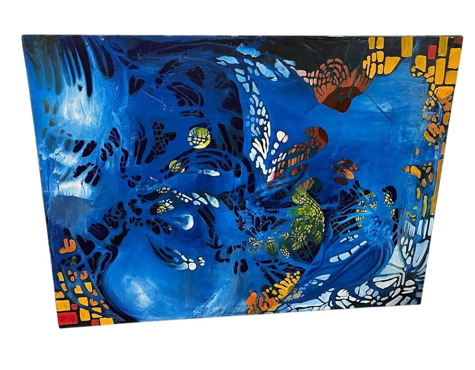 Pia DiStefano Underwater Acrylic on Canvas 48x36