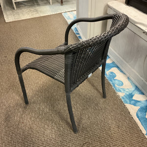 Ebel Wicker Stackable Chairs (pair)