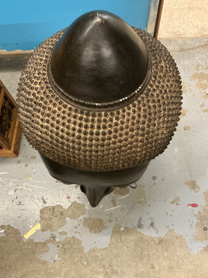 Large Cast Metal Buddha
