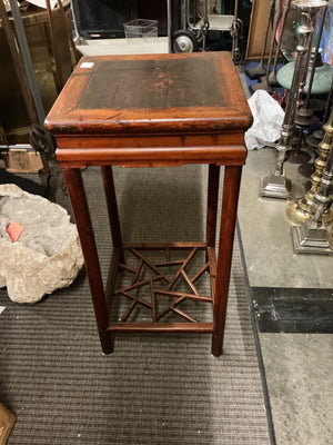 Vintage Chinese Rosewood Pedestal Stand