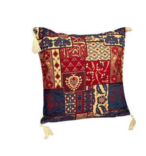 Patchwork Look Throw Pillow