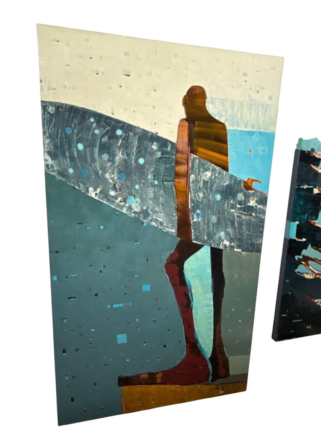 Sherri Belassen Surfer Painting 72 x 42