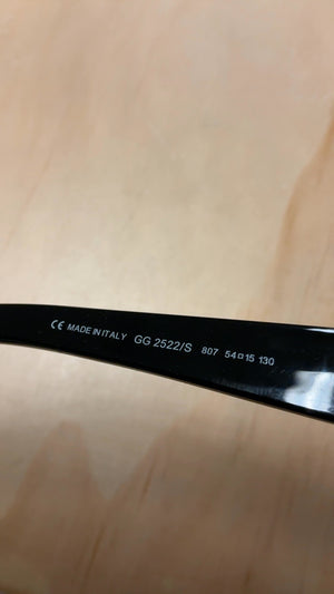 Vintage Gucci Sunglasses GG 2522/S Black
