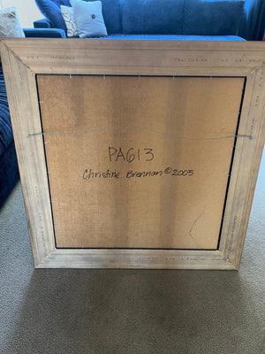 Christine Brennan Original Painting (autographed book included)