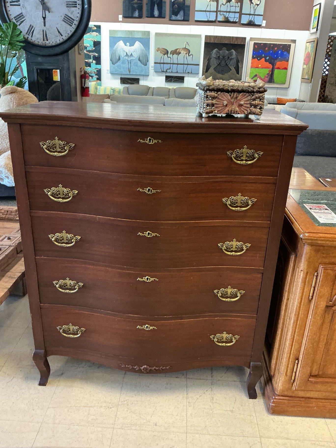 Mahogany Chest Of Drawers
