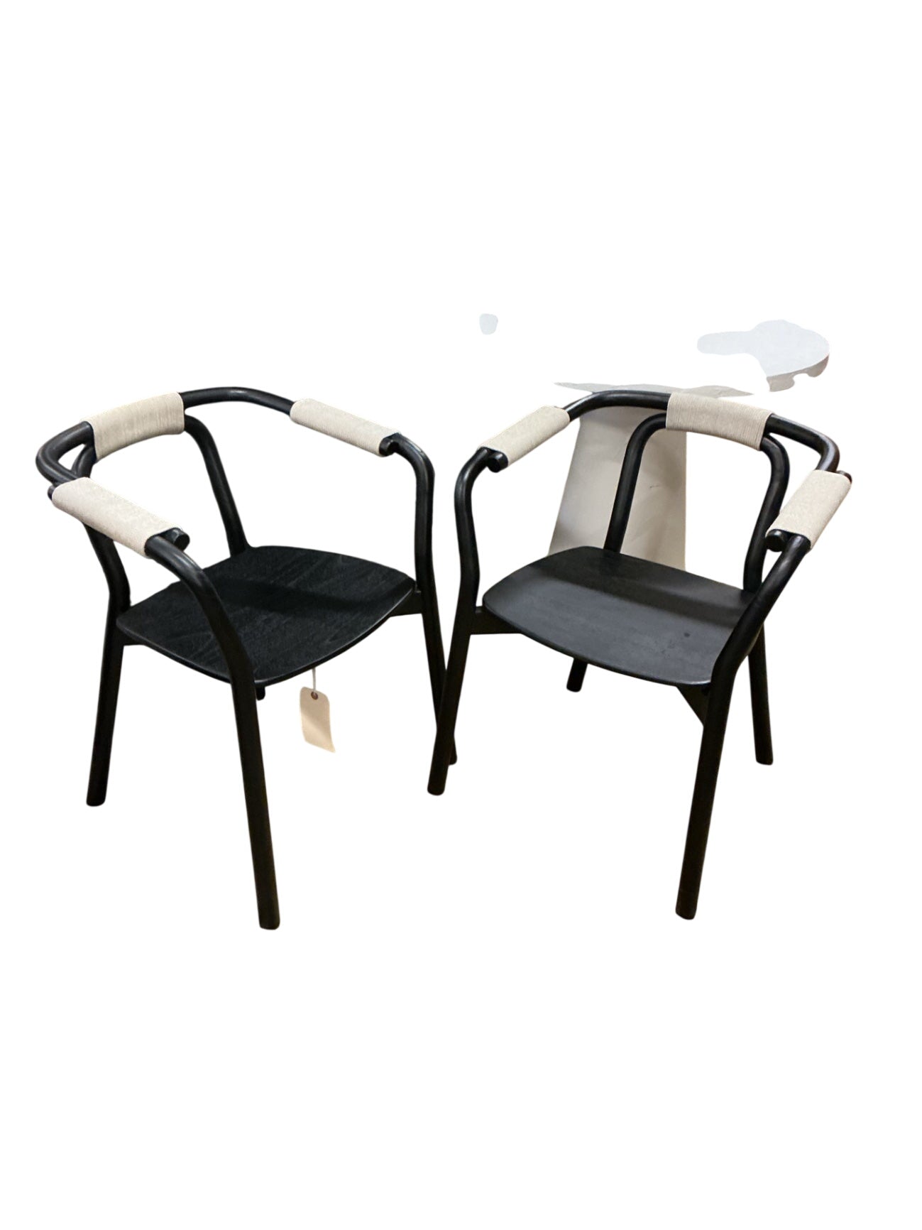 Noir Anna Dining Chairs (pair)