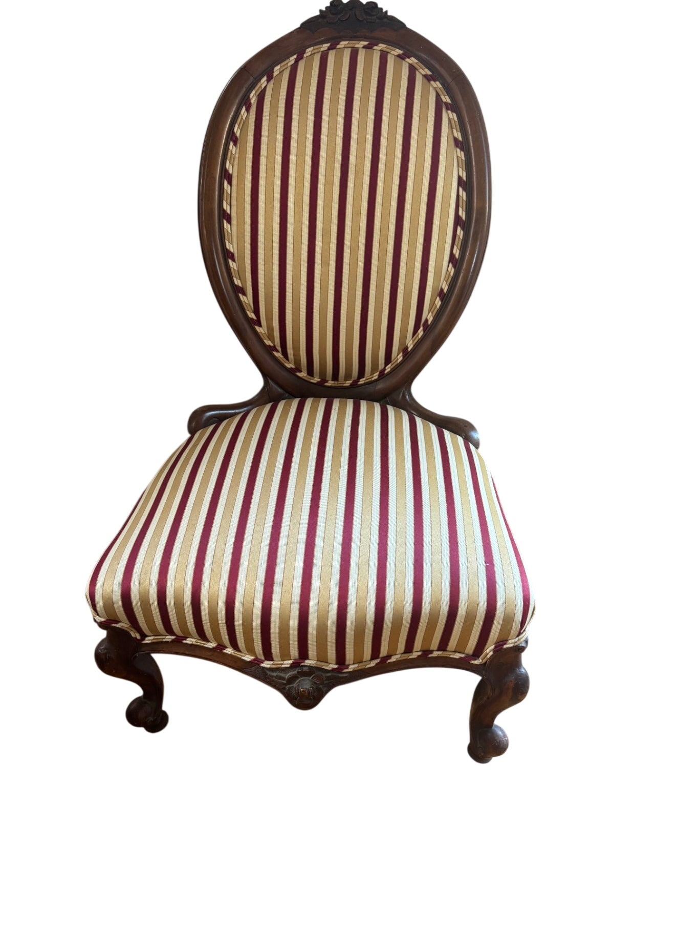 French Striped Chair
