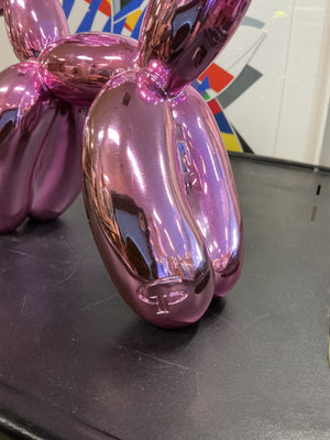 Jeff Koons Inspired Mini Dog Statue