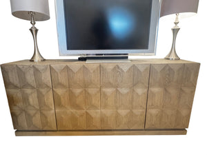 Restoration Hardware Geometic 4 Door Media Console