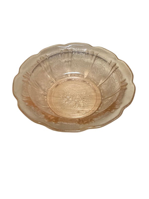 Pink Depression Glass Bowl