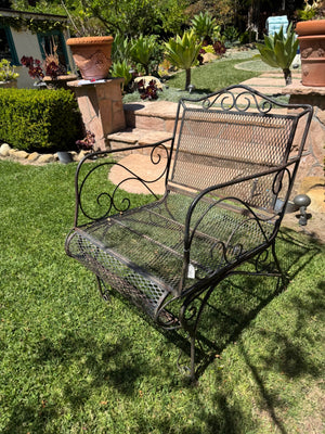 Large Wrought Iron Outdoor Chair