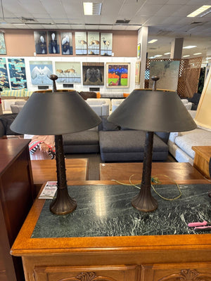 Pair Chapman Brass Table Lamps