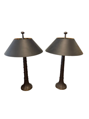 Pair Chapman Brass Table Lamps