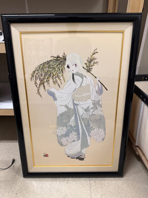 HISASHI OTSUKA "Moment Of Reverence" Mixed Media 1986 188/300