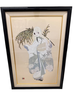 HISASHI OTSUKA "Moment Of Reverence" Mixed Media 1986 188/300