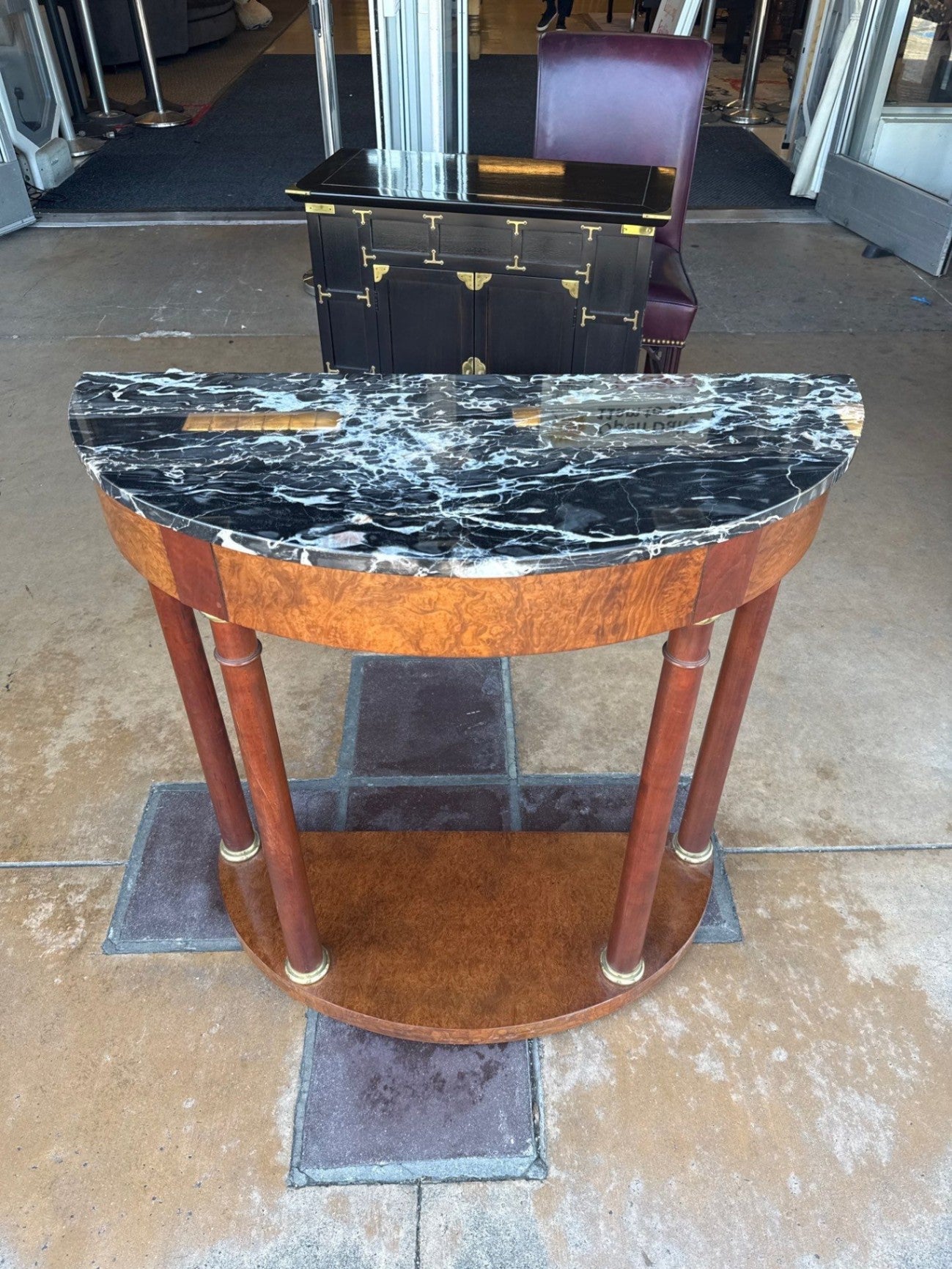 Baker Demilune Console