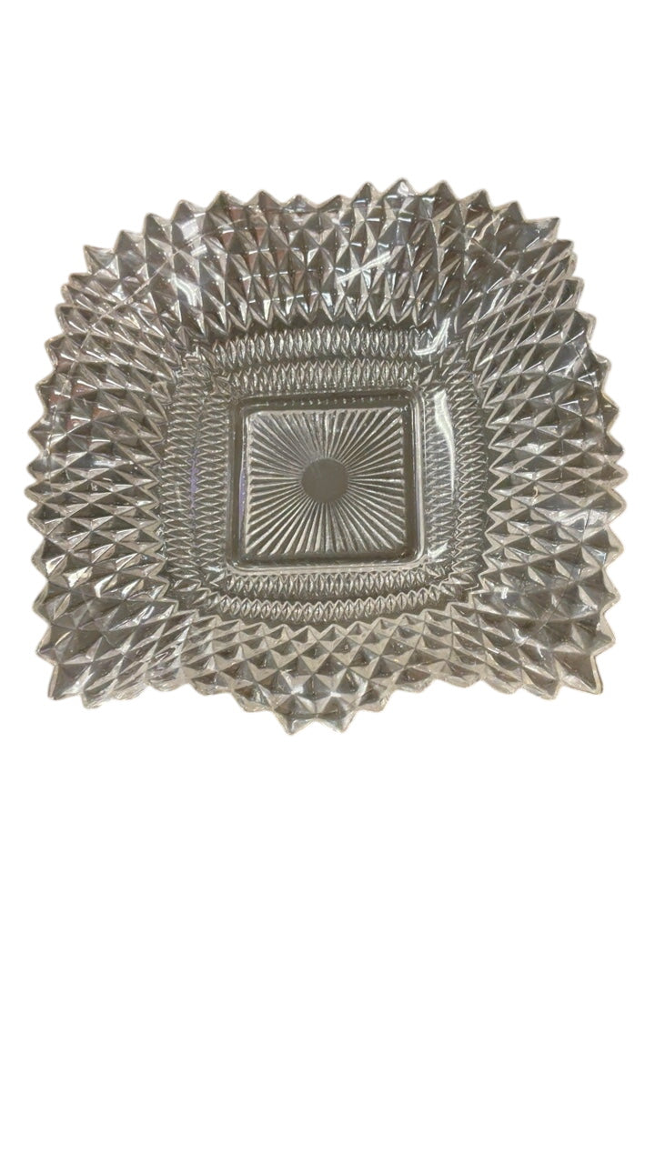Square Glass Wavy Plates