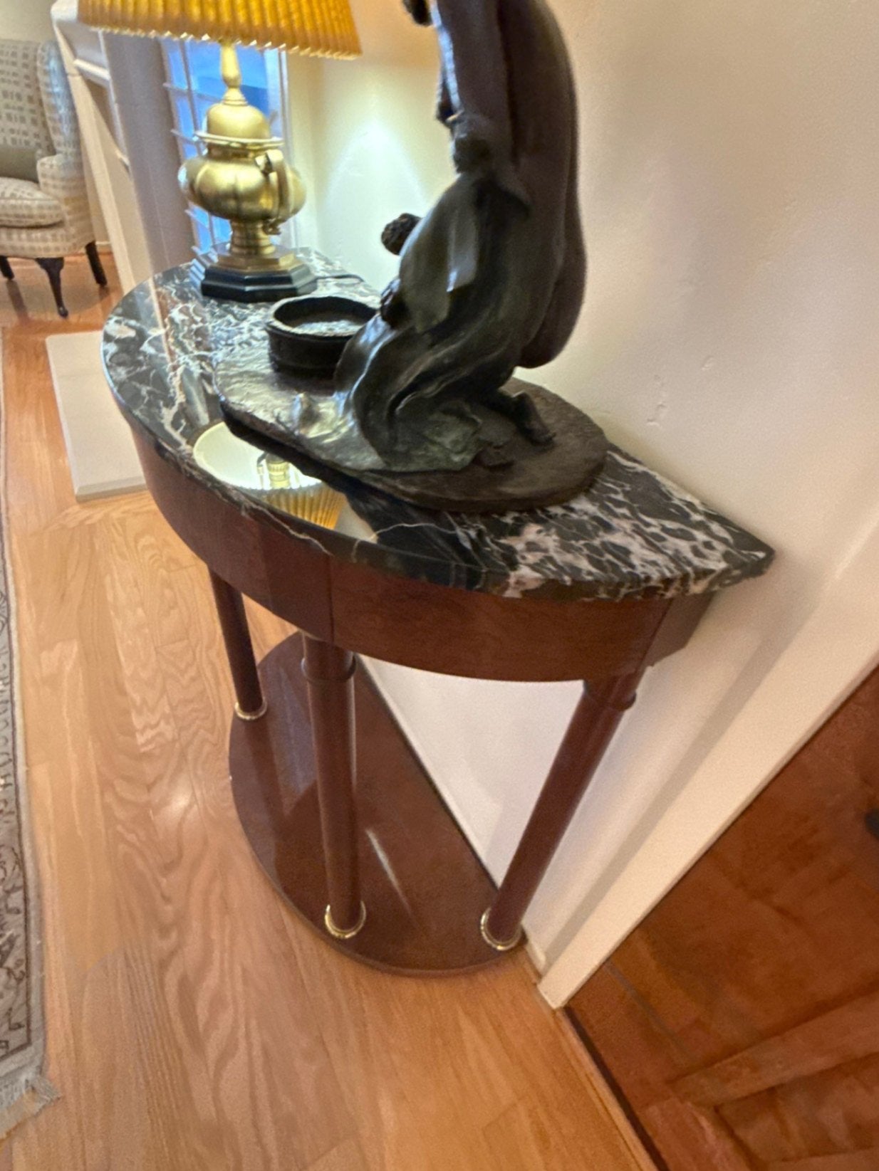 Baker Demilune Console - Miss Daisy's Consignment & Auction House