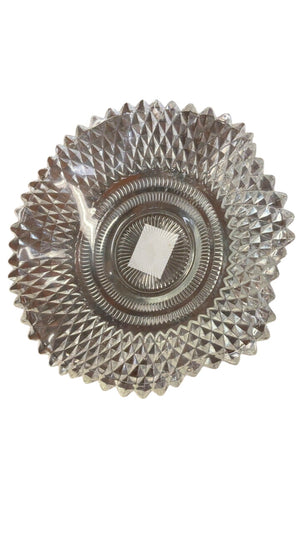Wavy Glass Diamond Dish