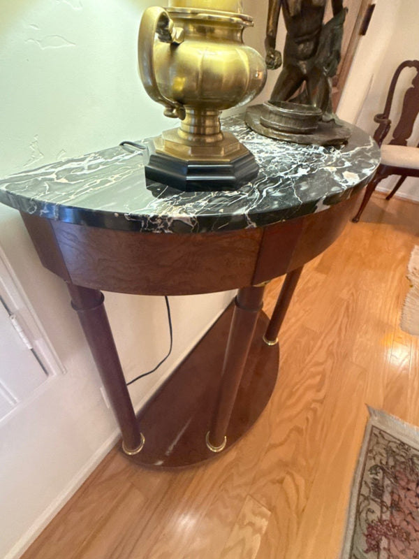 Baker Demilune Console - Miss Daisy's Consignment & Auction House