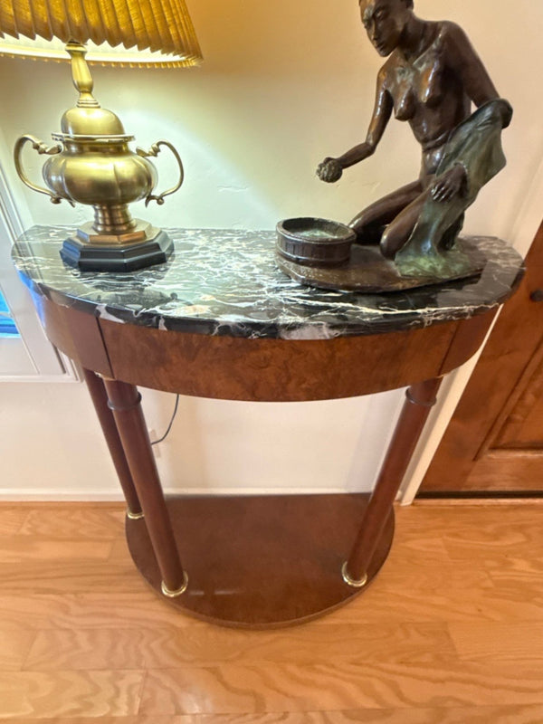 Baker Demilune Console - Miss Daisy's Consignment & Auction House