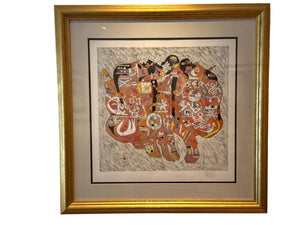 Tie Feng Jiang "Girls" from Love suite signed 3/40