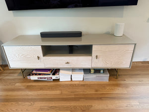 West Elm Modernist Wood & Lacquer Media Console