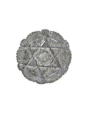 Small Crystal Dish w/ Pattern
