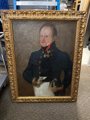19 century portrait of European officer