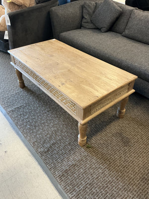 Wooden Carved Coffee Table