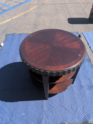Art Deco Manner Three Tier Table
