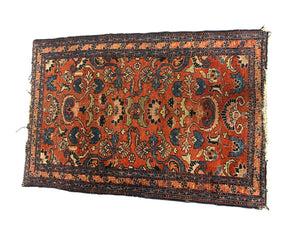 Persian Hamadan / Malayer Wool Pile Rug 48x33