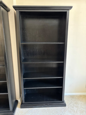Tall black Bookscase