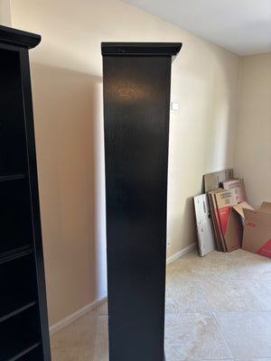 Tall black Bookscase