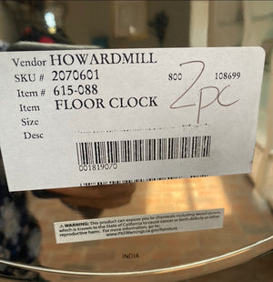 Howard Miller Otto Floor Clock  model #615-088-02
