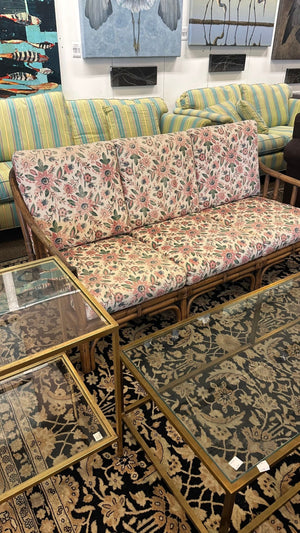 McGuire Bamboo Rattan Sofa 68in W