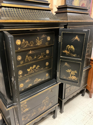Hollywood Regency Chinoiserie Asian style Chest of Drawers